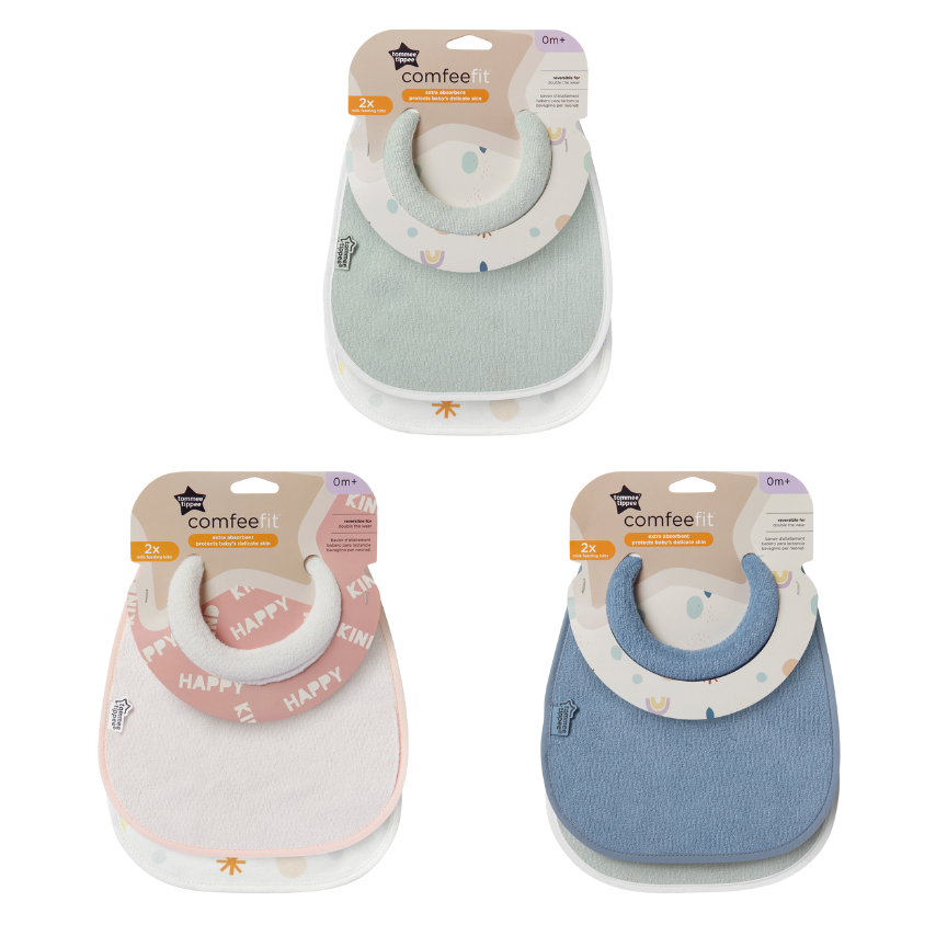 Tommee Tippee Bryndáky na krmení mlékem, extra savý, 2ks - více barevných variant